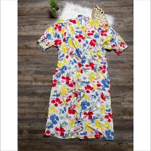 Rixo X Target Colorful Floral Ruffle Colorful Dress
